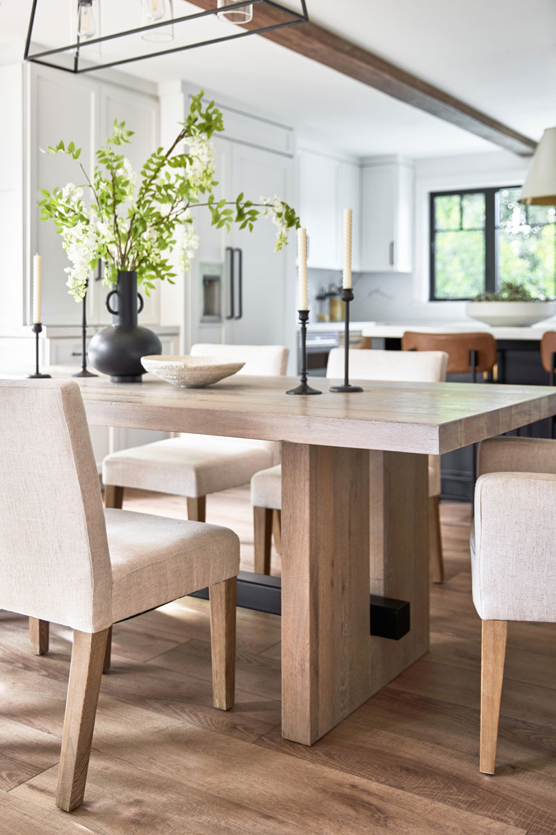 19-Transitional-Farmhouse Transitional Farmhouse dining room and kitchen