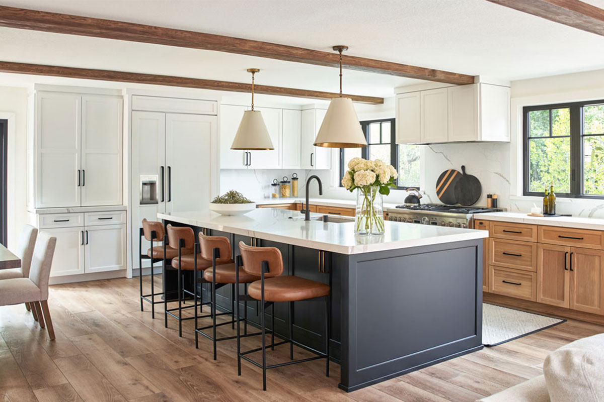 21-Transitional-Farmhouse Transitional Farmhouse kitchen